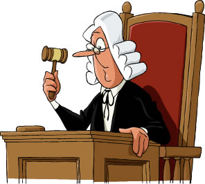 judge in courtroom