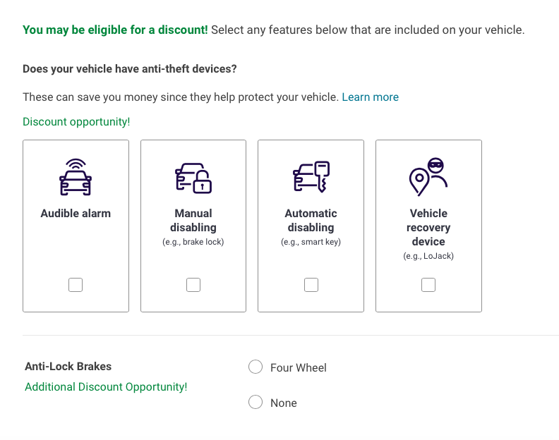 Liberty Mutual More About your vehicle 1