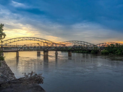 Buck O'Neil Bridge in Kansas City, Kansas